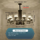 Modern gold geometric decorbites crystal chandelier living room light