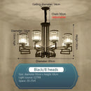 Modern gold geometric decorbites crystal chandelier living room light