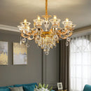 DecorBites™ Crystal Chandelier Pendant for Villa Duplex, Hotel Lobby, European Décor