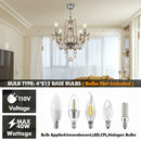 Luxury cognac gold crystal chandelier pendant light for dining room