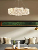 DecorBites™ Crystal Chandelier Pendant Light, Elegant Hanging Lamp Fixture
