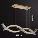 DecorBites™ Crystal Chandelier Pendant Light for Living and Dining Room Luxurious Ceiling Lighting