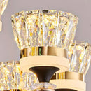 DecorBites™ Crystal Chandelier Pendant Light for Living and Dining Room Luxury Home Decor