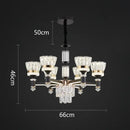 DecorBites™ Crystal Chandelier Pendant Light for Living and Dining Room Luxury Home Decor