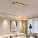 DecorBites™ Crystal Chandelier Pendant Light for Living and Dining Room Luxurious Ceiling Lighting