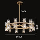 DecorBites™ Crystal Chandelier Pendant Light for Living Room Dining Room Ceiling Lighting
