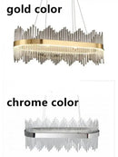 DecorBites™ Crystal Chandelier Pendant Light Modern Luxury Dining Room Bedroom Lamp