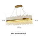 DecorBites™ Crystal Chandelier Pendant Light Modern Luxury Dining Room Bedroom Lamp