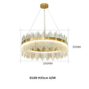 DecorBites™ Crystal Chandelier Pendant Light Modern Luxury Dining Room Bedroom Lamp