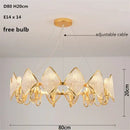 DecorBites™ Crystal Chandelier Pendant Light: Modern Luxury Luminaria for Living Room Décor