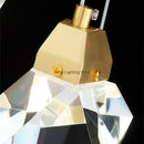 Modern gold crystal chandelier pendant lights for dining room