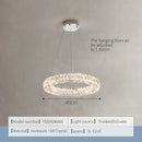 DecorBites™ Crystal Chandelier Ring - Elegant Light Luxury for Living Room, Dining Room & Bedroom
