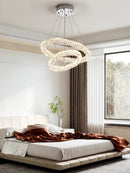 DecorBites™ Crystal Chandelier Ring - Elegant Light Luxury for Living Room, Dining Room & Bedroom