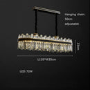 Modern black decorbites crystal chandelier for living room