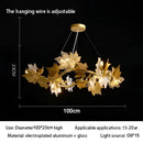 Rustic french country decorbites crystal chandelier dining room leaf design