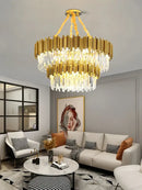 Classic gold decorbites crystal chandelier for dining room luxury light