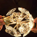 DecorBites™ Crystal Chandelier Stair Pendant Lamp Living Room Interior Lighting