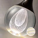 DecorBites™ Crystal Chandelier Stair Pendant Lamp Living Room Interior Lighting