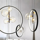 DecorBites™ Crystal Chandelier Stair Pendant Lamp Living Room Interior Lighting