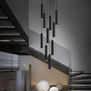 DecorBites™ Crystal Chandelier Stair Pendant Lamp Living Room Lighting