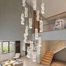 Modern gold decorbites crystal chandelier living room pendant lamp