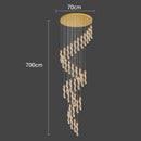 Modern gold decorbites crystal chandelier living room pendant lamp