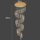 Modern gold decorbites crystal chandelier living room pendant lamp