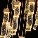 Modern gold decorbites crystal chandelier living room pendant lamp