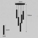 DecorBites™ Crystal Chandelier Stair Pendant Lamp Living Room Lights Interior Lighting