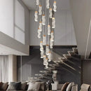 Modern gold decorbites crystal chandelier living room pendant lamp