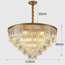 DecorBites™ Crystal Chandelier Stair Pendant Light Interior Lighting for Modern Home Decor