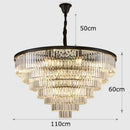 DecorBites™ Crystal Chandelier Stair Pendant Light Interior Lighting for Modern Home Decor