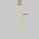 DecorBites™ Crystal Chandelier, Stair Pendant Light, Living Room Lighting