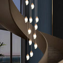 DecorBites™ Crystal Chandelier, Stair Pendant Light, Living Room Lighting