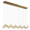 Modern gold decorbites crystal chandelier living room pendant light