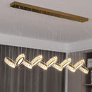 Modern gold decorbites crystal chandelier living room pendant light