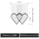 DecorBites™ Crystal Chandelier Table Lamp Set - Modern Minimalist Girl Bedroom & Dining Room