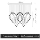 DecorBites™ Crystal Chandelier Table Lamp Set - Modern Minimalist Girl Bedroom & Dining Room
