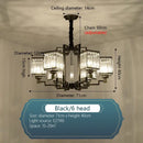 Modern bronze decorbites crystal chandelier living room lighting