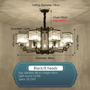 Modern bronze decorbites crystal chandelier living room lighting