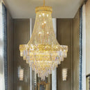 Modern gold decorbites crystal chandelier living room cascading light