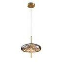 Modern gold crystal chandelier kitchen led pendant lights