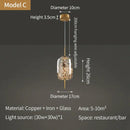 Modern gold crystal chandelier kitchen led pendant lights