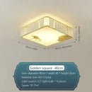 Decorbites crystal chinese gold lotus ceiling light for living room
