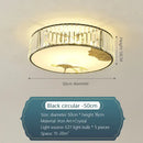 Decorbites crystal chinese gold lotus ceiling light for living room