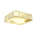 Decorbites crystal chinese gold lotus ceiling light for living room