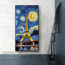 Decorbites crystal craft led eiffel tower wall lamp living room art