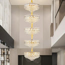 Decorbites crystal duplex chandelier gold living room lighting