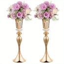 DecorBites™ Crystal Flower Stand Set, 22" Tall Metal Vases