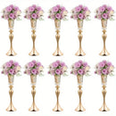 DecorBites™ Crystal Flower Stand Set, 22" Tall Metal Vases